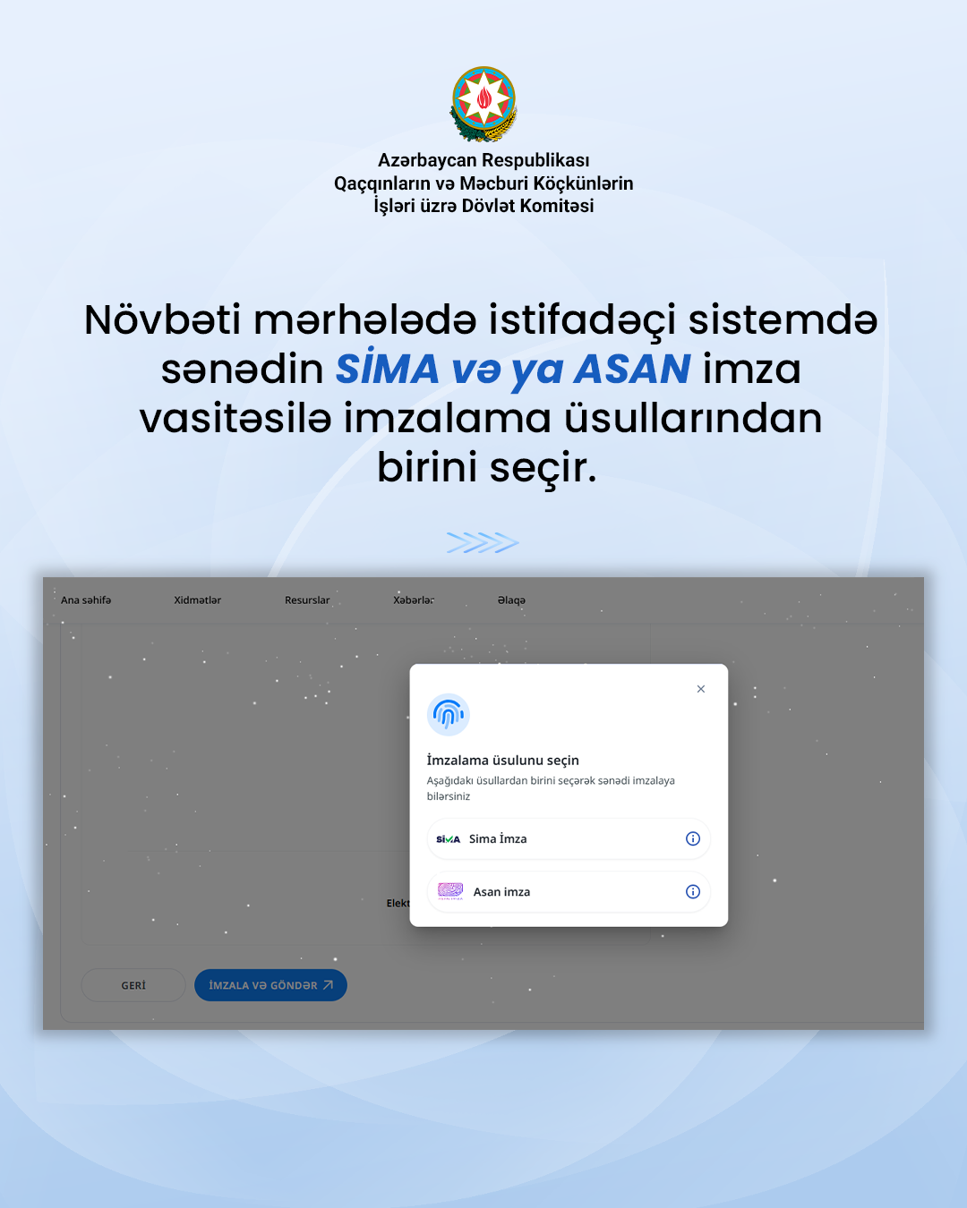 Dövlət Komitəsi myGov platformasına inteqrasiya olunub - FOTOLAR